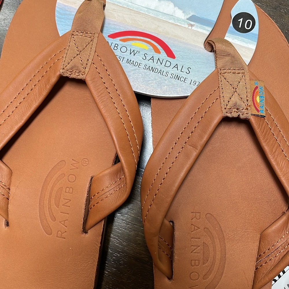 Rainbows wide strap Tan - Picture 9 of 11
